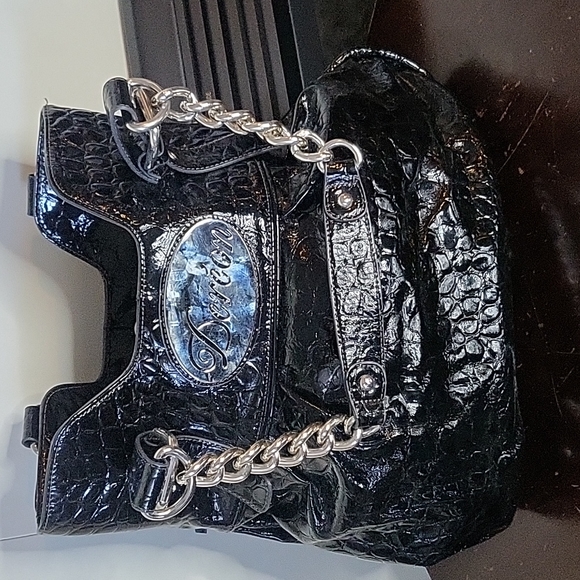 Beyonce Vintage black Chained purse - Picture 2 of 3
